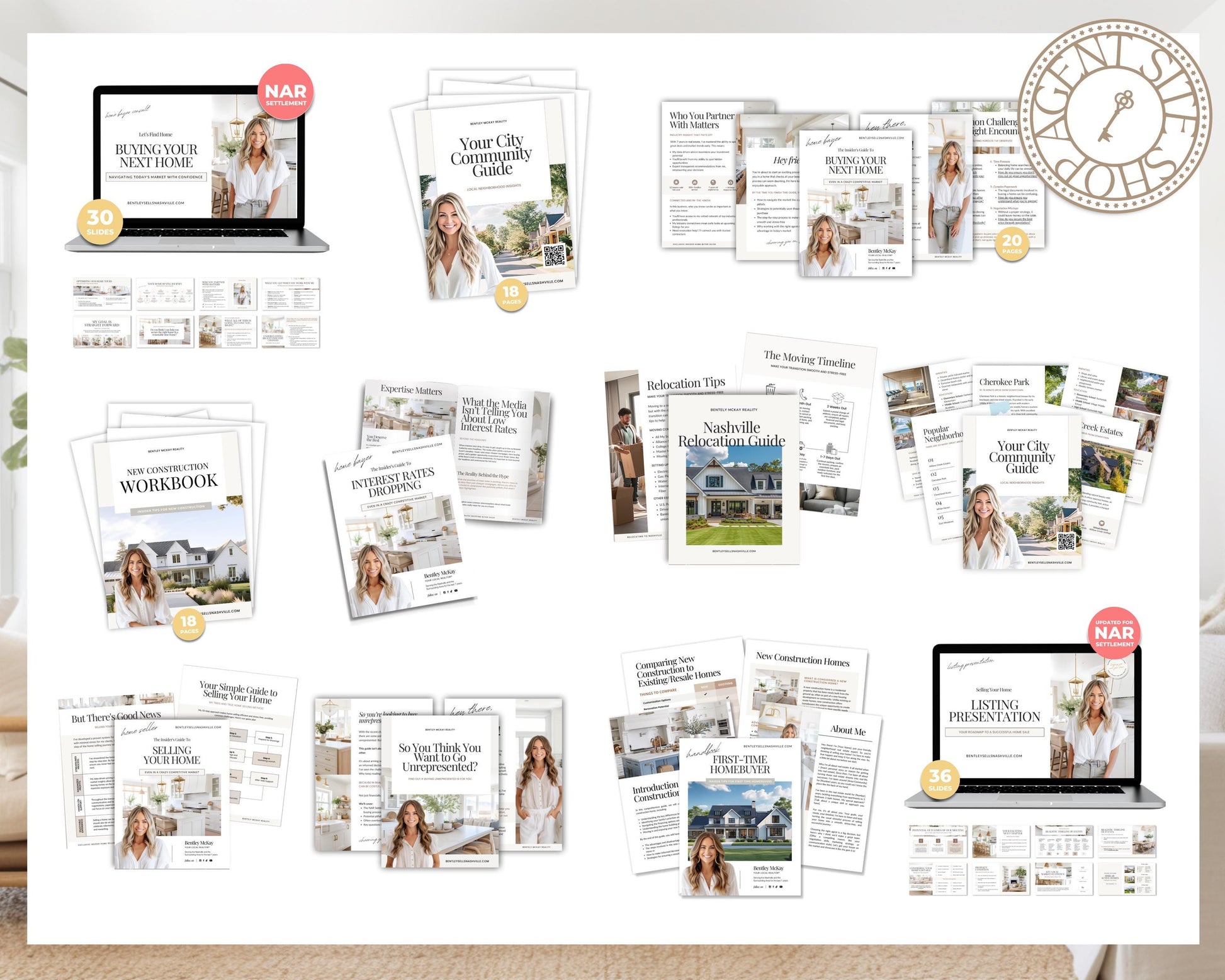 Real Estate Client Guide Bundle | Real Estate Marketing | Seller Guides | Buyer Guides | Seller Guides | Real Estate Client Guides | Canva
