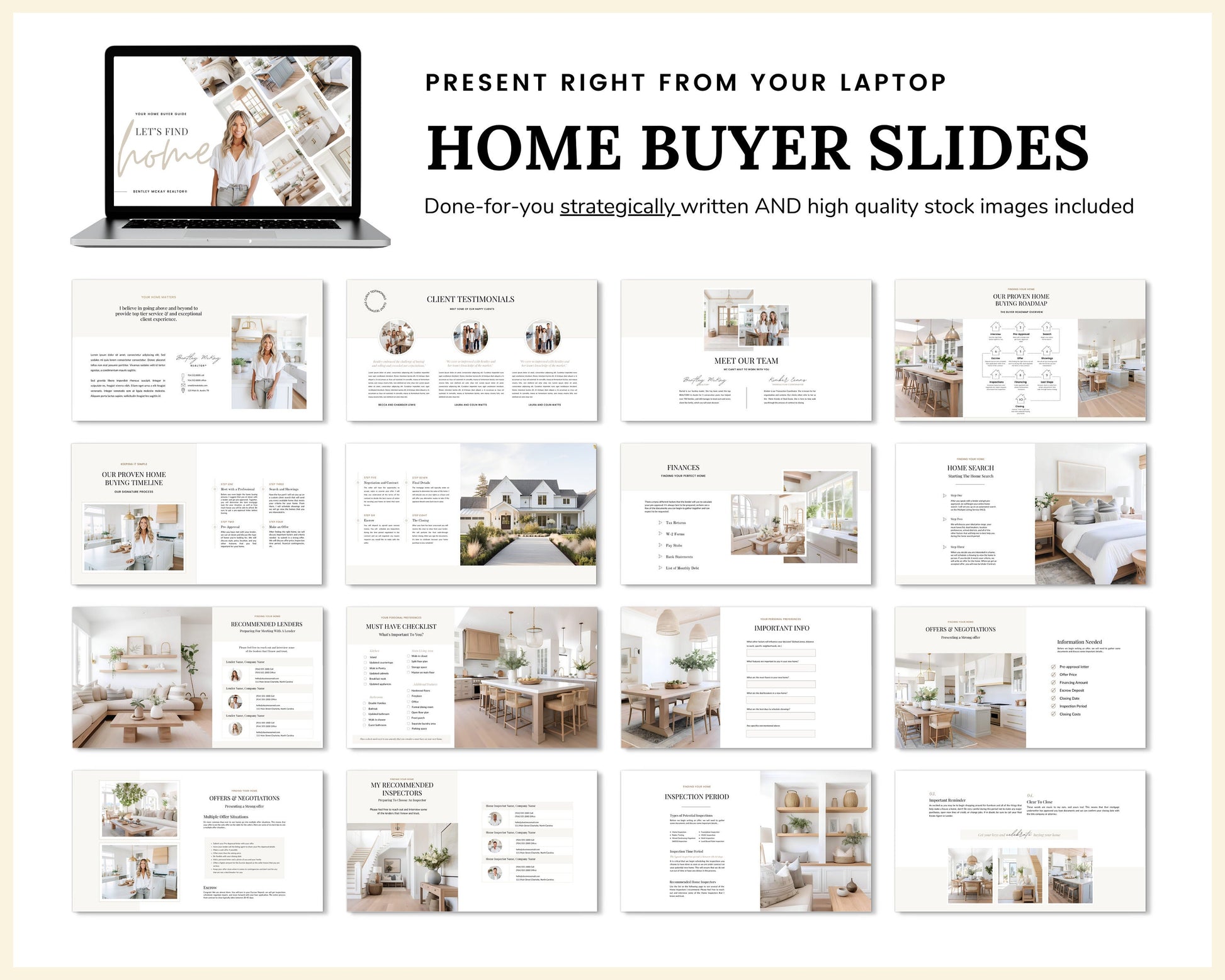 Real Estate Seller Guide & Home Buyer Guide Bundle | Presentation Slides | Real Estate Marketing | Home Seller Guide | CMA Packet | Canva