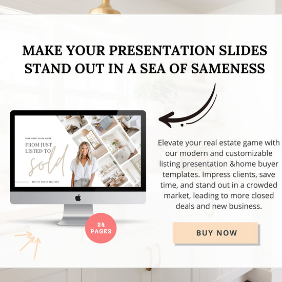 Real Estate Seller Guide & Home Buyer Guide Bundle | Presentation Slides | Real Estate Marketing | Home Seller Guide | CMA Packet | Canva