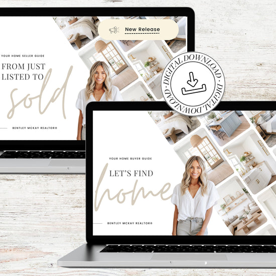 Real Estate Seller Guide & Home Buyer Guide Bundle | Presentation Slides | Real Estate Marketing | Home Seller Guide | CMA Packet | Canva