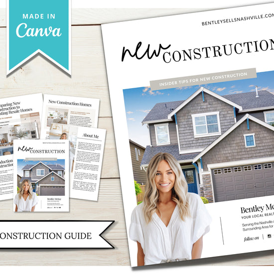 New Home Construction Guide | New Home Builder Guide | New Construction Real Estate | New Home Construction Buyer | Real Estate Marketing