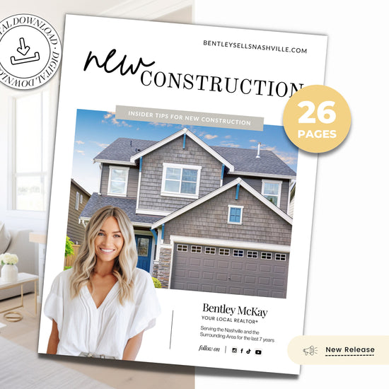 New Home Construction Guide | New Home Builder Guide | New Construction Real Estate | New Home Construction Buyer | Real Estate Marketing