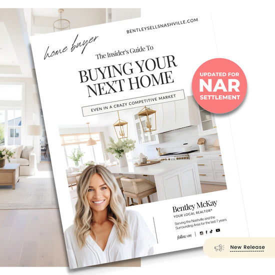 Real Estate Home Buyer Guide | NAR Settlement | Real Estate Marketing | Real Estate Canva Template | Buyer Roadmap | 20 Editable Pages