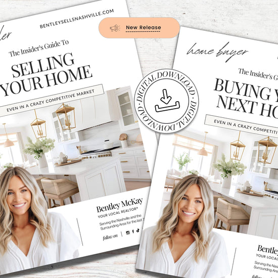 Ultimate Real Estate Guide Bundle | Home Buyer & Seller Guides | NAR Settlement | 41 Editable Canva Pages | Buyer and Seller Lead Magnets