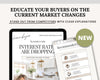 Interest Rates Dropping Home Buyer Guide | Buyer Agent Guide | NAR Settlement | Buyers Agent Commission | Real Estate Market Changing |Canva