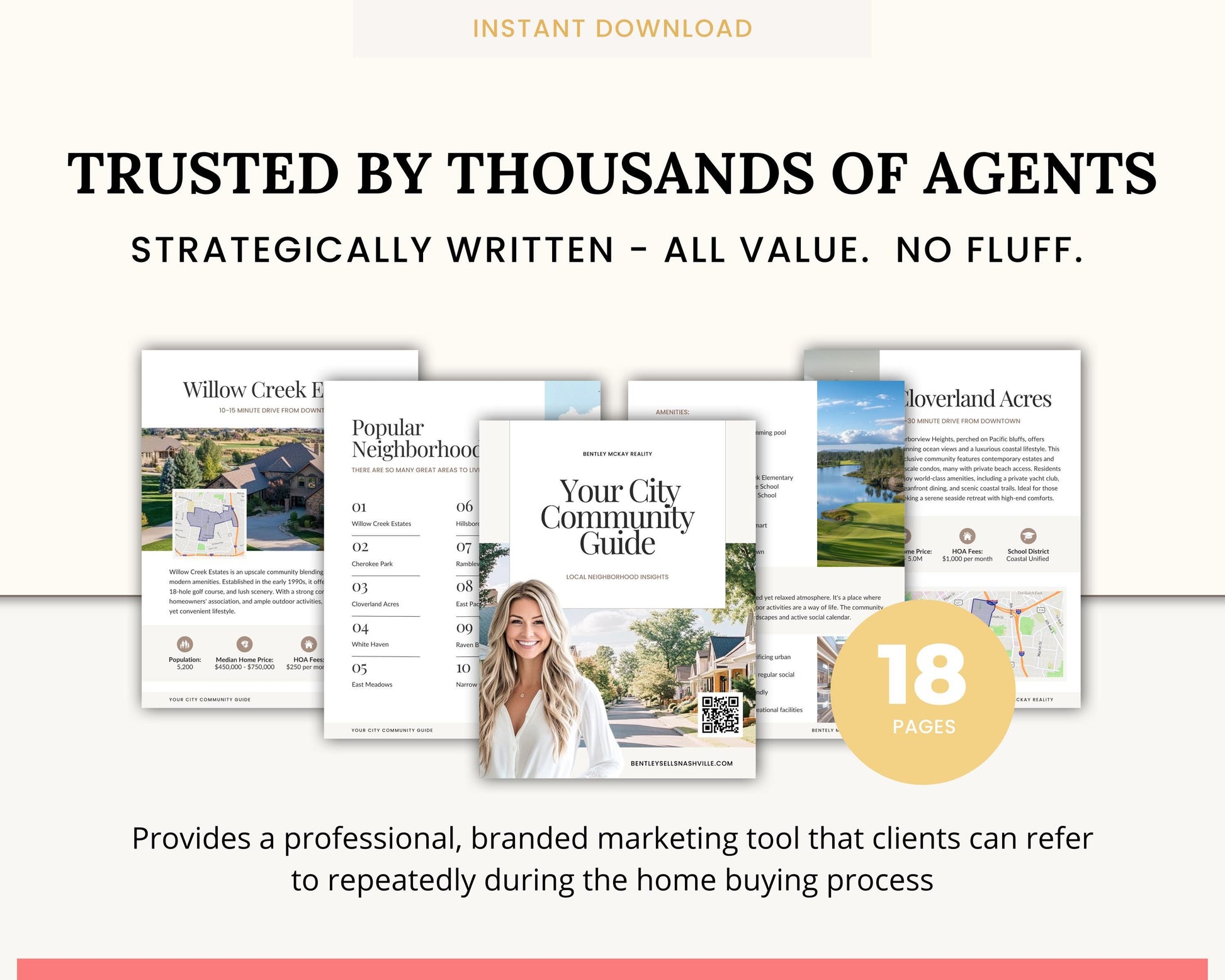 Local Community Guide | Neighborhood Guide | Real Estate Local Guide Template | Real Estate Community Guide | Community City Guide | Canva