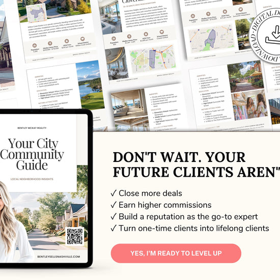 Local Community Guide | Neighborhood Guide | Real Estate Local Guide Template | Real Estate Community Guide | Community City Guide | Canva