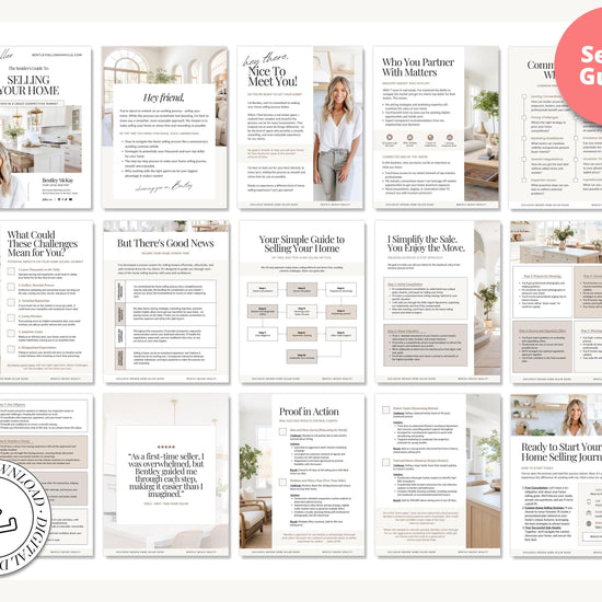 Ultimate Real Estate Guide Bundle | Home Buyer & Seller Guides | NAR Settlement | 41 Editable Canva Pages | Buyer and Seller Lead Magnets