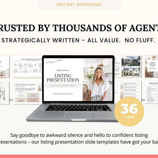 Real Estate Listing Presentation | NAR Settlement | Real Estate Marketing | Real Estate Canva Template | Listing Consultation | Home Seller