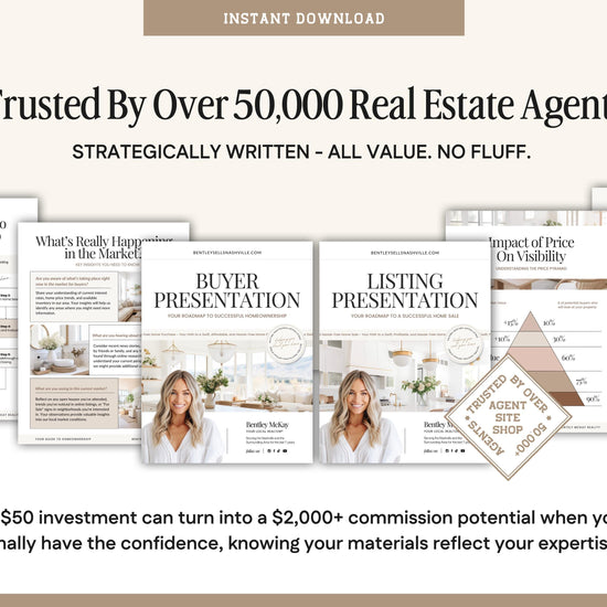 Real Estate Seller Guide & Home Buyer Presentation Bundle | Real Estate Marketing | Home Buyer Presentation | Listing Presentation | Canva