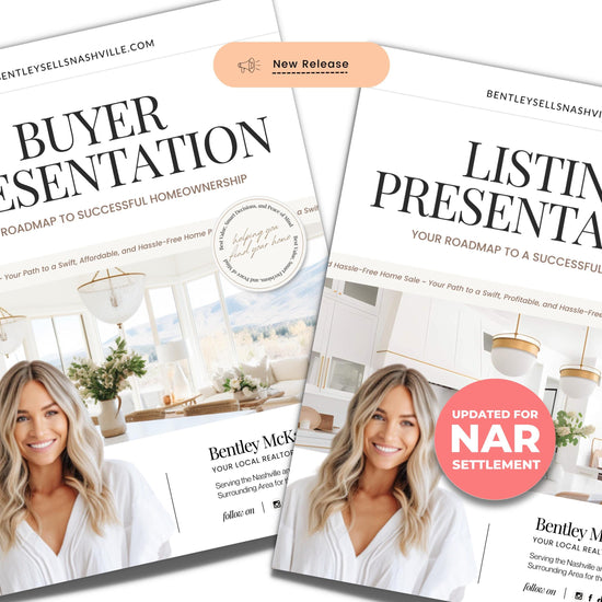 Real Estate Seller Guide & Home Buyer Presentation Bundle | Real Estate Marketing | Home Buyer Presentation | Listing Presentation | Canva