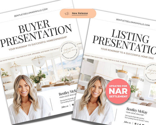 Real Estate Seller Guide & Home Buyer Presentation Bundle | Real Estate Marketing | Home Buyer Presentation | Listing Presentation | Canva