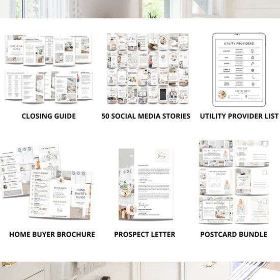 Ultimate Real Estate Marketing Templates Bundle | Seller Guide | Buyer Guide | Real Estate Flyers | Real Estate Social Media Posts | Canva
