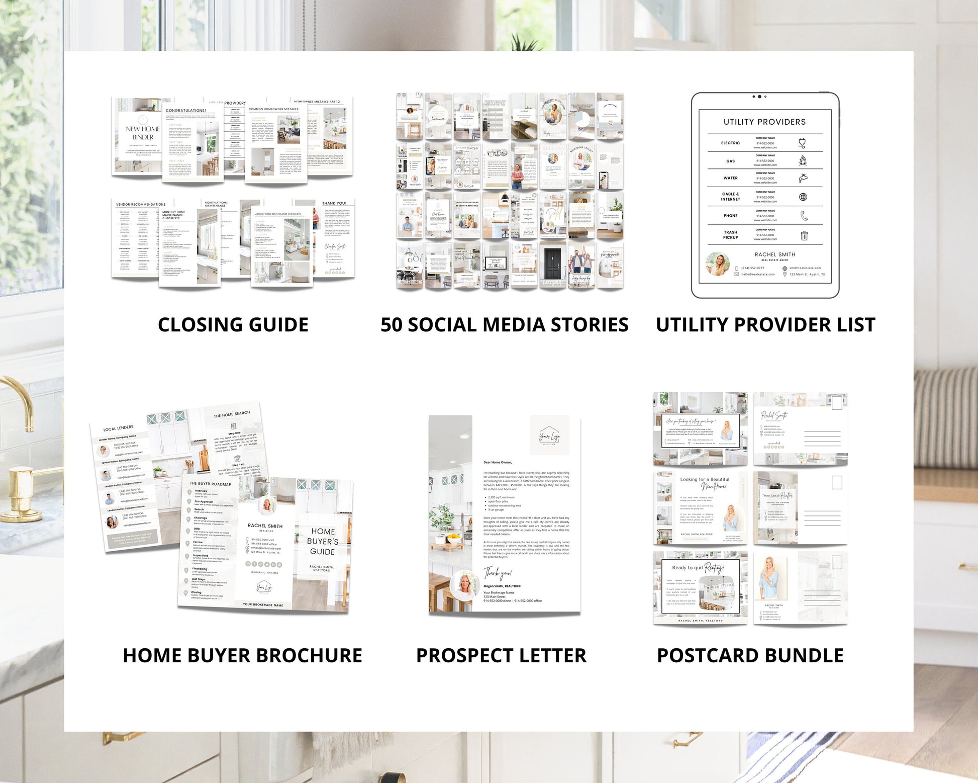 Ultimate Real Estate Marketing Templates Bundle | Seller Guide | Buyer Guide | Real Estate Flyers | Real Estate Social Media Posts | Canva