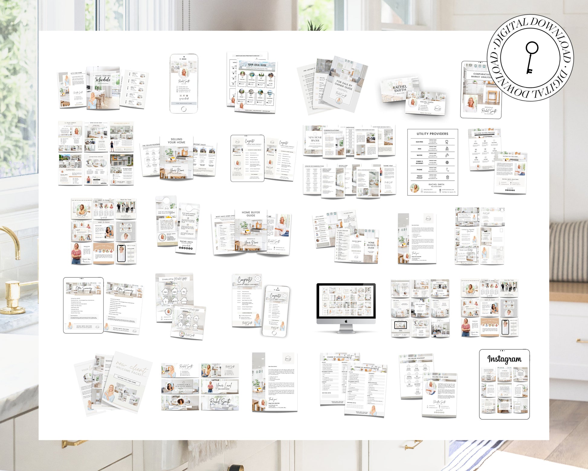 Ultimate Real Estate Marketing Templates Bundle | Seller Guide | Buyer Guide | Real Estate Flyers | Real Estate Social Media Posts | Canva