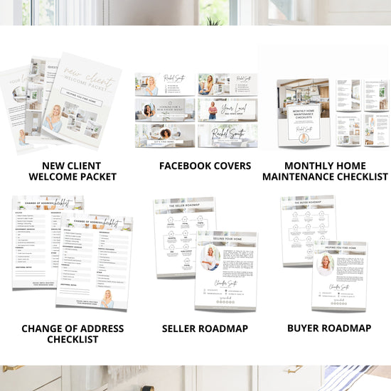 Ultimate Real Estate Marketing Templates Bundle | Seller Guide | Buyer Guide | Real Estate Flyers | Real Estate Social Media Posts | Canva