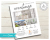 Open House Flyer | Real Estate Open House Flyer Template | Just Listed Flyer | Real Estate Marketing | Editable Canva Template | Postcard