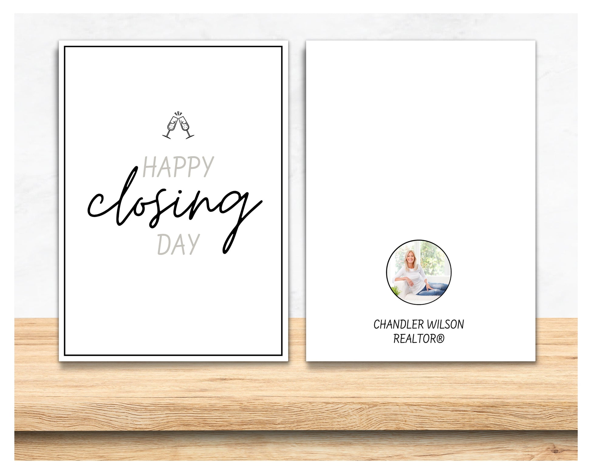 Happy Closing Day Real Estate Greeting Card | Real Estate Agent Card | Mortgage Lender Cards | Loan Officer Cards Real Estate Canva Template