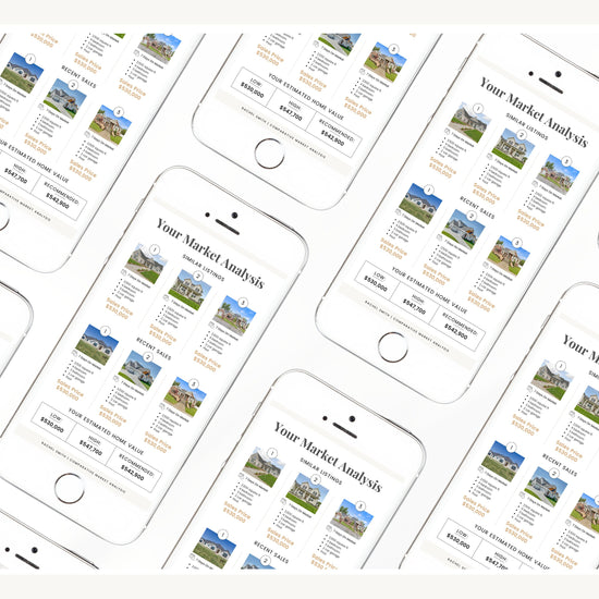 Textable CMA Report | Comparative Market Analysis | Real Estate CMA | CMA Packet | Real Estate Template | Market Analysis | Market Update