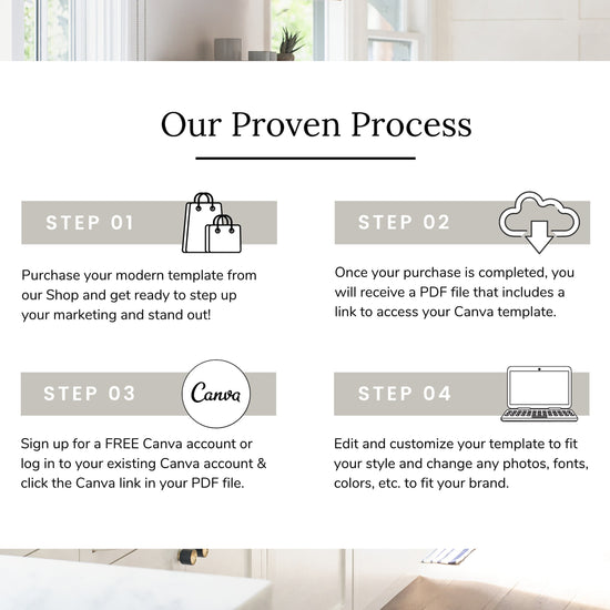 Real Estate Yard Sign | For Sale Yard Sign | Customizable For Sale Signage | Real Estate Marketing | Canva Template Modern Sold Sign | BLUE