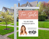 Real Estate Yard Sign | For Sale Yard Sign | Customizable For Sale Signage | Real Estate Marketing | Canva Template Modern Sold Sign | Open