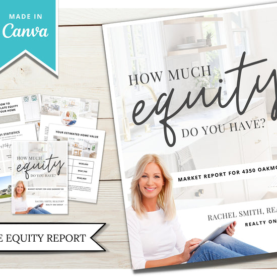 Interest Rates Rising Home Buyer Guide | Real Estate Marketing | Mortgage Lender | Home Equity Report | Real Estate Prospecting Canva Guide
