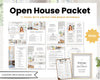 Open House Packet | Listing Flyer | Open House Sign In Sheet | Real Estate Marketing | Home Buyer Guide | Real Estate Home Feature Sheet