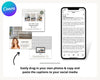 January Real Estate Captions & 31 Matching Real Estate Canva Posts | Real Estate Instagram Posts | Real Estate Marketing | Canva Template