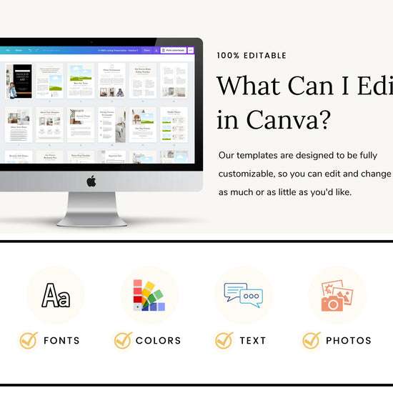 Seller Listing Timeline of Events | Seller Packet | Seller Flyer | Real Estate Marketing Material | Modern Marketing | Canva Template