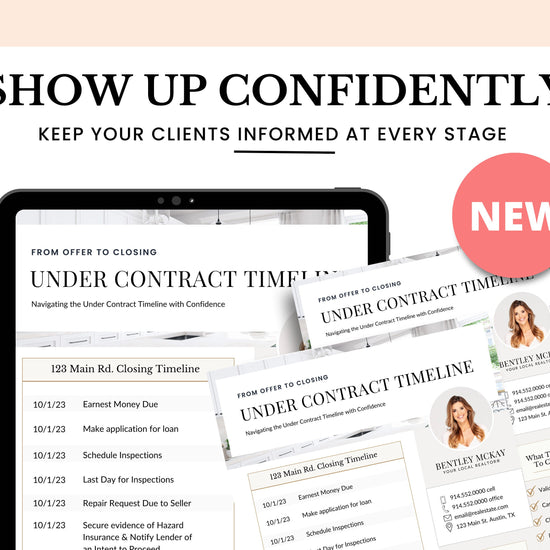 Under Contract Checklist for Real Estate | Real Estate Template | Real Estate Home Buyer | Real Estate Checklist | Buyer Checklist | Buyer
