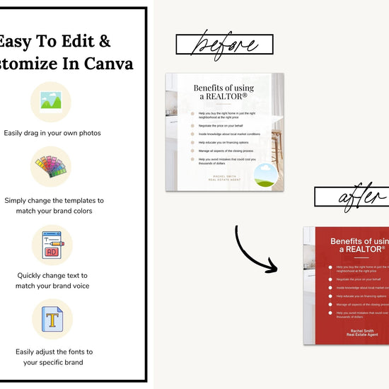 June 35 Real Estate Captions & 35 Real Estate Canva Posts | Real Estate Agent Social Media Posts | Real Estate Marketing | Canva Template