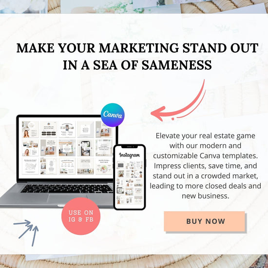 June 35 Real Estate Captions & 35 Real Estate Canva Posts | Real Estate Agent Social Media Posts | Real Estate Marketing | Canva Template