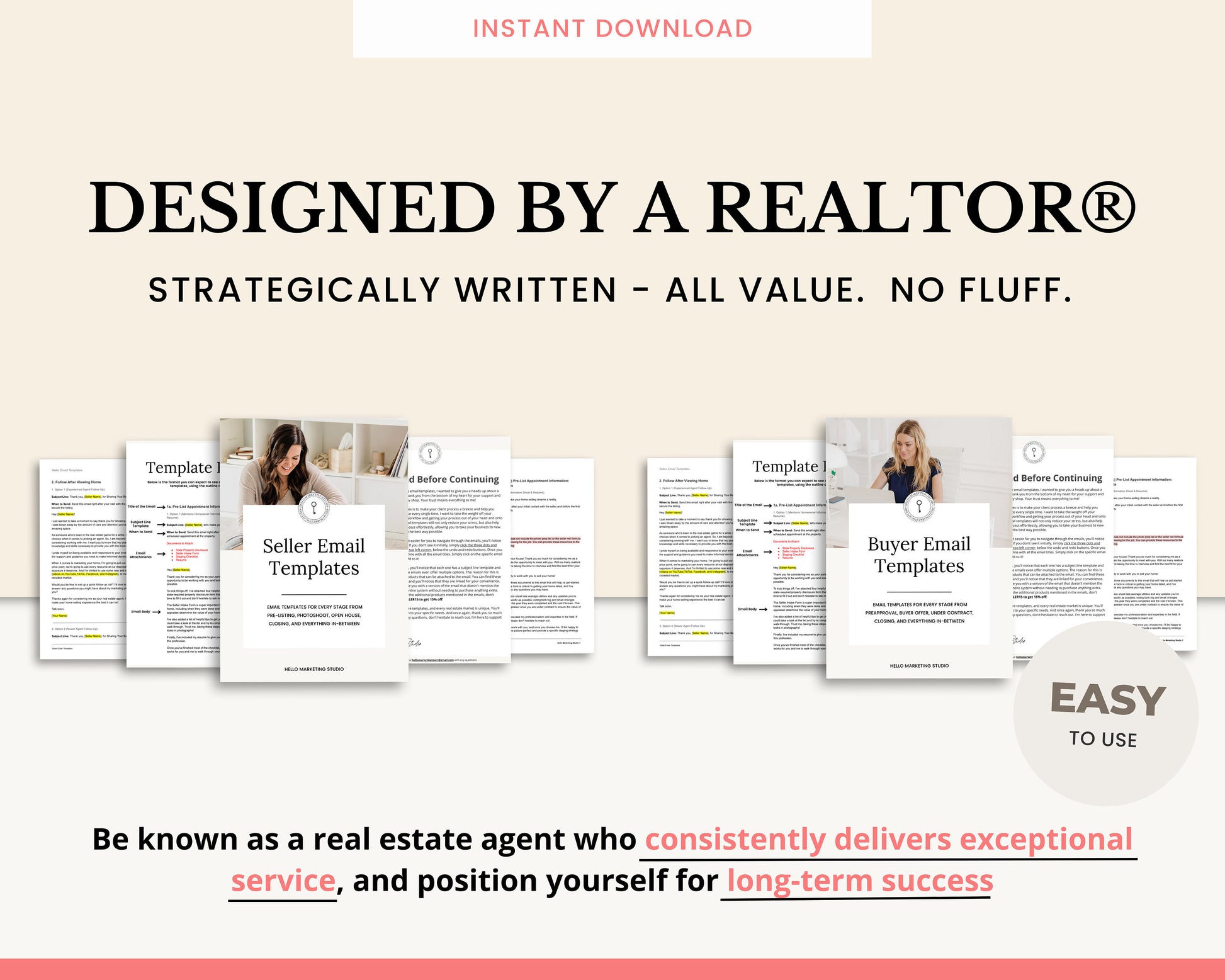 21 Seller & 17 Buyer Email Templates | Real Estate Agents | Buyer Agent System | Email Templates | Real Estate Email System | Buy and Sell