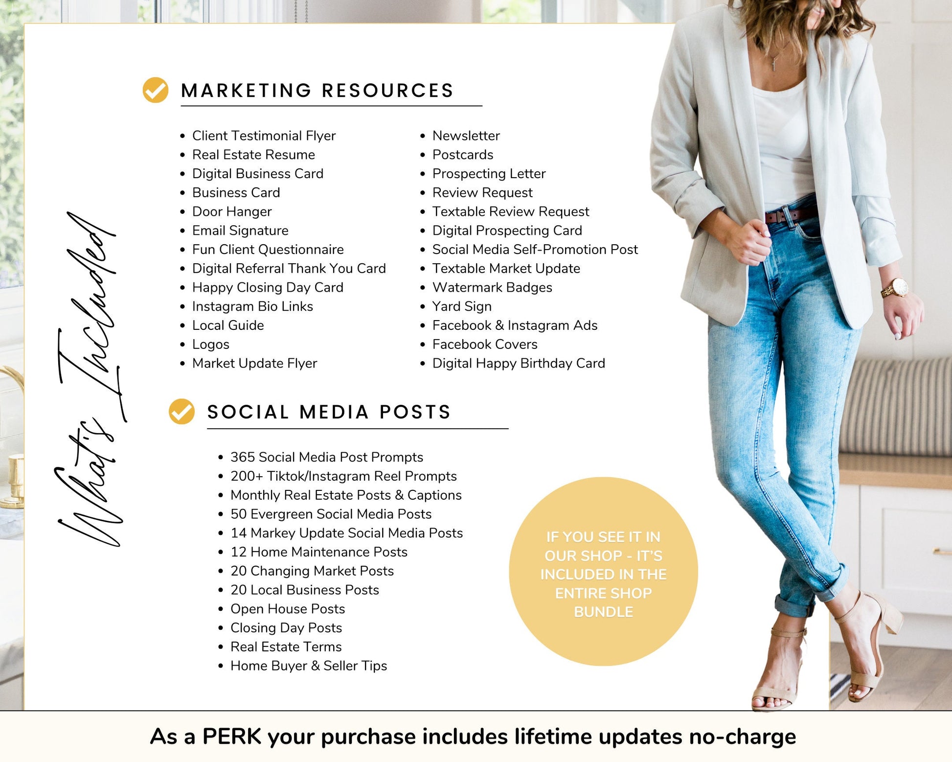 The Entire Shop Bundle | Real Estate Marketing | Seller Guide | Buyer Guide | Real Estate Flyers | Real Estate Instagram Social Media Posts