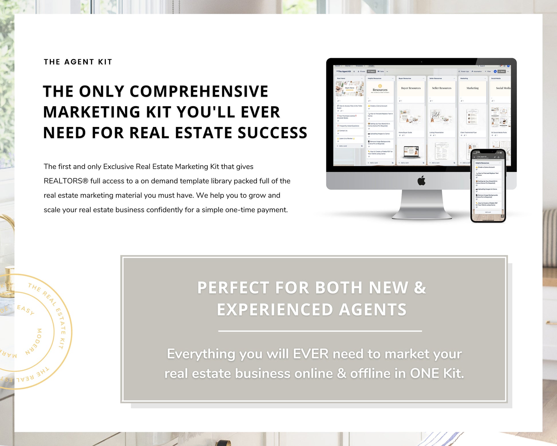 The Agent Kit | Real Estate Marketing | Marketing for Realtors | Real Estate Marketing Templates