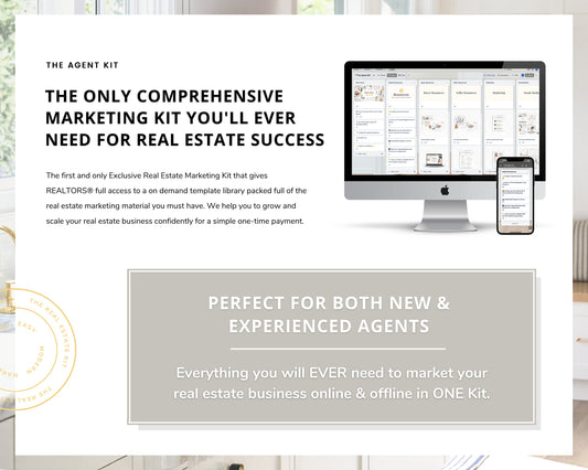 The Agent Kit | Real Estate Marketing | Marketing for Realtors | Real Estate Marketing Templates