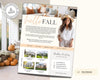 Fall Real Estate Flyer | Real Estate Marketing | Canva Template | Real Estate Template | Autumn | Real Estate Post | Pumpkin Spice | Card