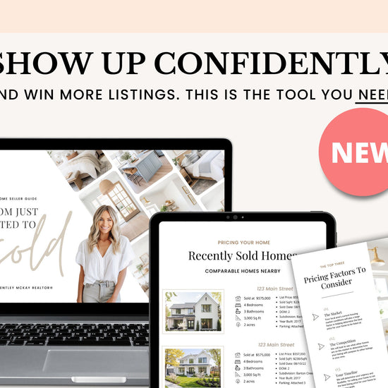 Real Estate Listing Presentation | Digital Listing Presentation | Printable Home Seller Guide | Pre-Listing Guide | Real Estate Marketing