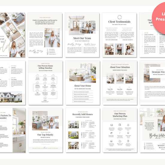 Real Estate Seller Guide & Home Buyer Guide Bundle | Real Estate Marketing | Home Seller Guide | CMA Packet | Listing Presentation | Canva