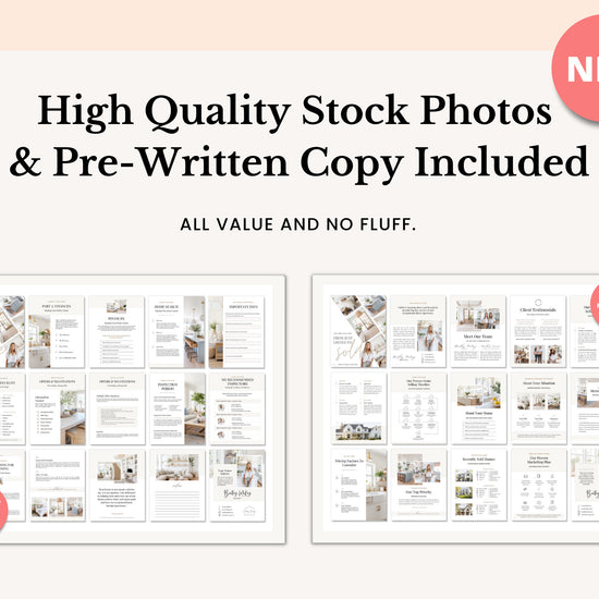 Real Estate Seller Guide & Home Buyer Guide Bundle | Real Estate Marketing | Home Seller Guide | CMA Packet | Listing Presentation | Canva