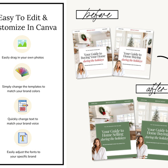 Holidays Real Estate Seller Guide & Home Buyer Guide Bundle | Real Estate Marketing | Home Seller Guide | Lead Magnets | Holiday Lead Generation | Holiday Home Seller and Buyer Lead Magnets