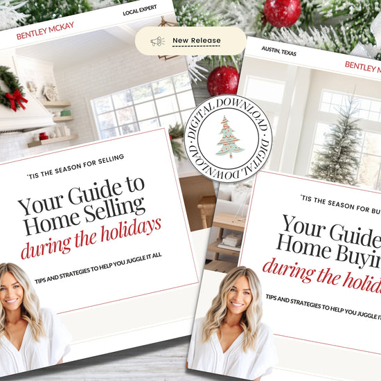 Holidays Real Estate Seller Guide & Home Buyer Guide Bundle | Real Estate Marketing | Home Seller Guide | Lead Magnets | Holiday Lead Generation | Holiday Home Seller and Buyer Lead Magnets
