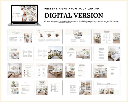 Real Estate Home Buyer Guide | Buyer Packet | Digital Home Buyer Presentation | Real Estate Canva Template | Buyer Roadmap | Buyer Roadmap