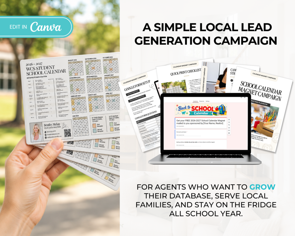 SCHOOL CALENDAR MAGNET MARKETING